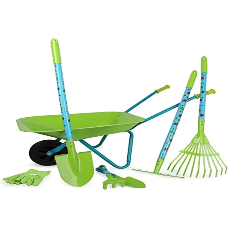 Großes Gartenset mit Schubkarre – Bild 1