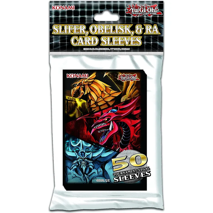 Yu-Gi-Oh! TRADING CARD GAME Slifer, Obelisk, & Ra Kartenhüllen– Deutsche Ausgabe YGO-J21Slvs – Bild 2
