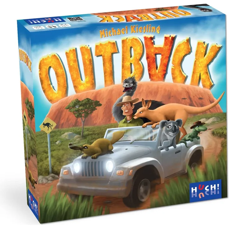 HUCH! 880369 Outback, bunt, 29,5 x 29,5 x 7 cm