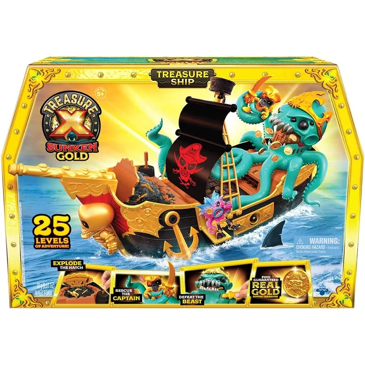 TREASURE X 674 41579 EA Sunken Shipwreck Spielset, Mehrfarbig – Bild 1
