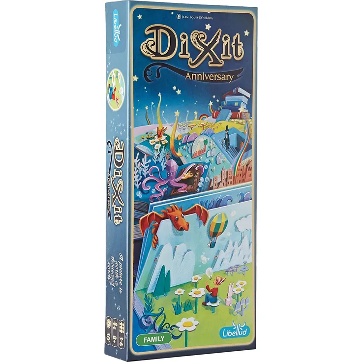 Libellud ASMDIX11EN2 Dixit: 10. Jahrestag - Deckkartenspiele, gemischte Farben