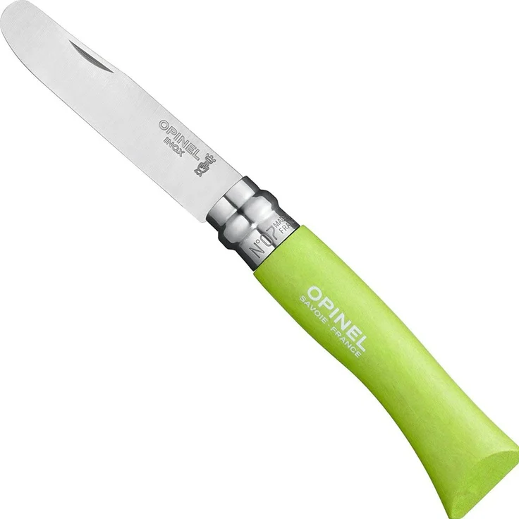 Opinel Kindermesser, rostfrei, Buchenholz grün – Bild 5