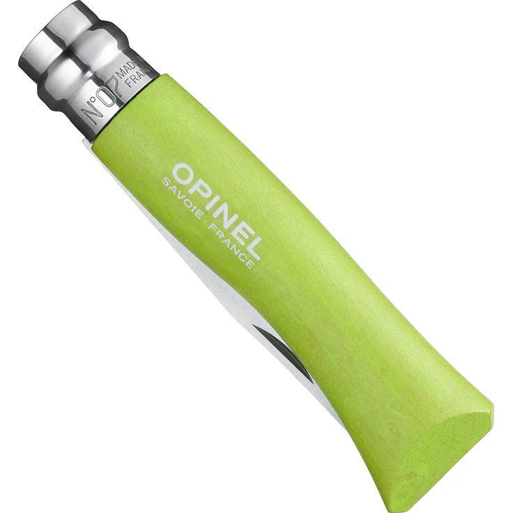 Opinel Kindermesser, rostfrei, Buchenholz grün – Bild 2