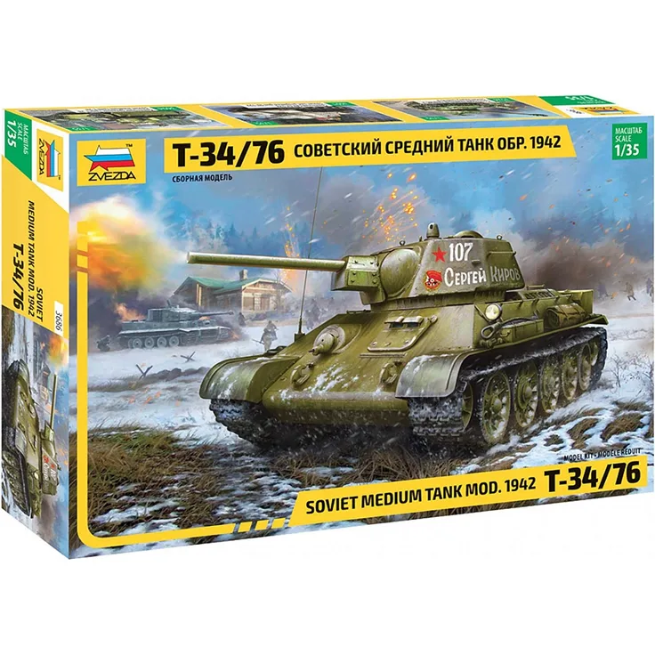 Zvezda T-34/76 mod. 1942