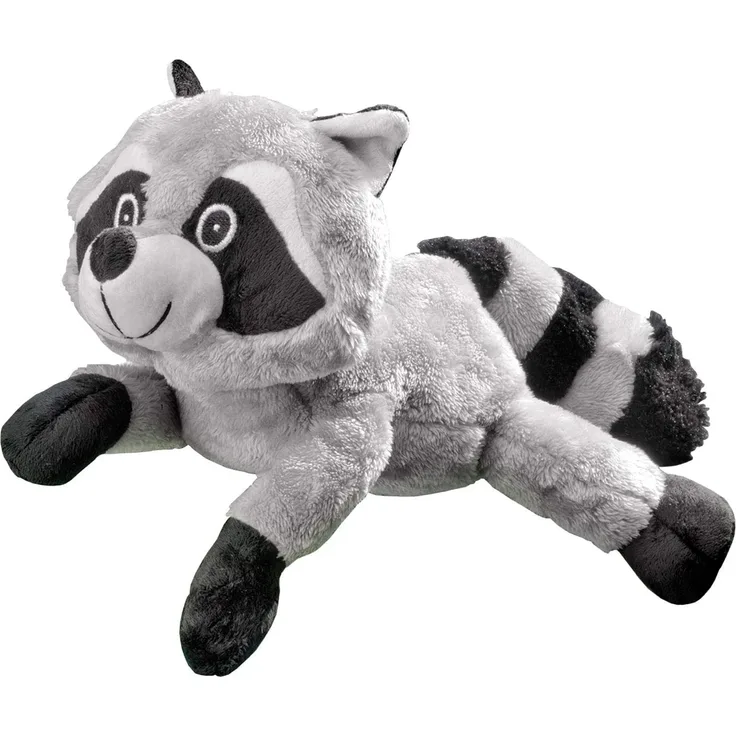 GLOREX 0 4638-1 - Kuscheltier zum Selberstopfen Waschbär Luki, ca. 39 cm groß, aus hochwertigem Plüsch genäht, muss nur noch befüllt werden, mit Geburtsurkunde