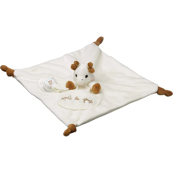 Sophie de Giraf Kuscheltuch - Weiß off white