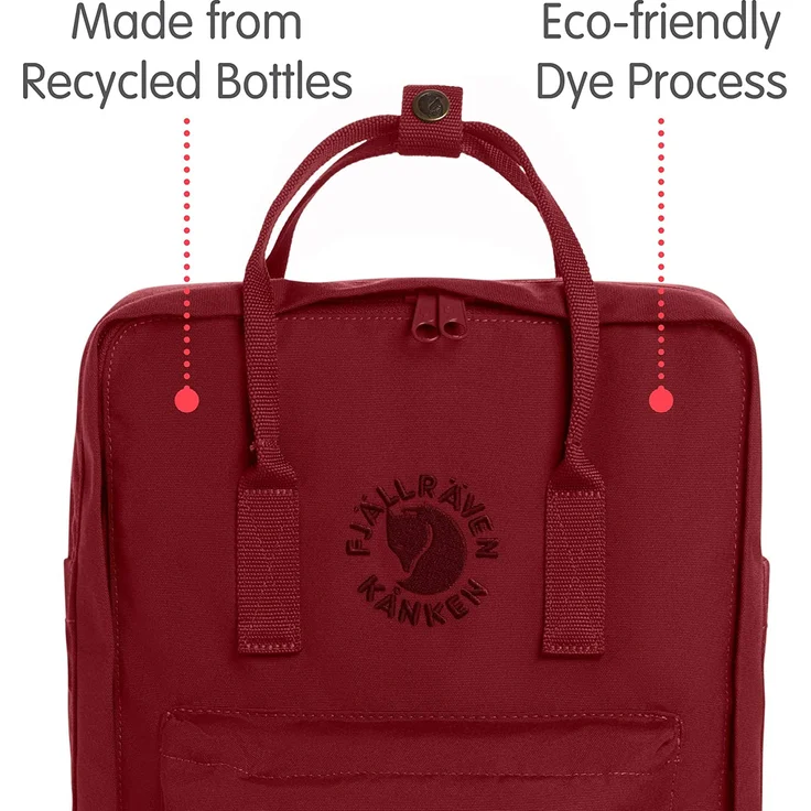 Fjällräven Re-Kanken ox red - Größe 16 Liter – Bild 3