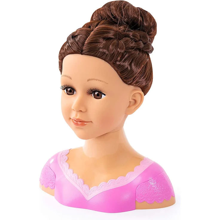 Bayer Design 90088AK 'Charlene Super Model Schmink- und Frisierkopf', inklusive Kosmetik und Zubehör, braune Haare, ab 3 Jahren – Bild 10