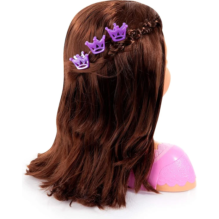Bayer Design 90088AK 'Charlene Super Model Schmink- und Frisierkopf', inklusive Kosmetik und Zubehör, braune Haare, ab 3 Jahren – Bild 5