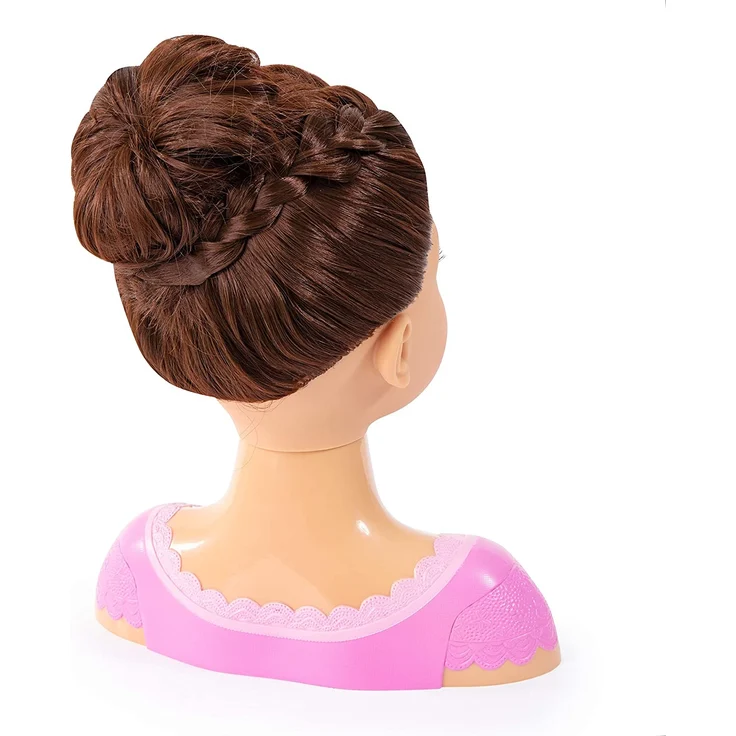 Bayer Design 90088AK 'Charlene Super Model Schmink- und Frisierkopf', inklusive Kosmetik und Zubehör, braune Haare, ab 3 Jahren – Bild 9
