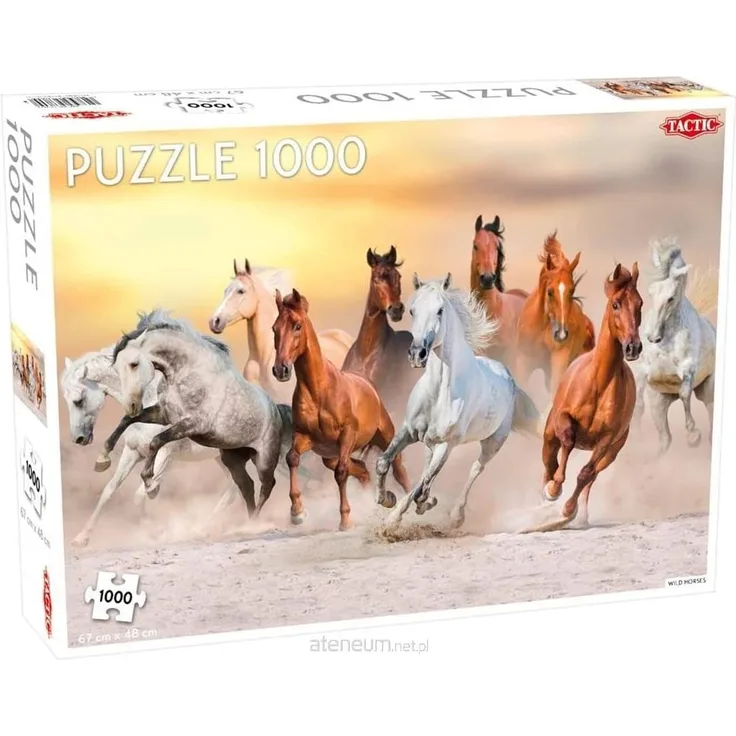 Tactic Animals: Wild Horses - 1000 pcs Puzzlespiel 1000 Stück(e) Tiere 9 Jahr(e)