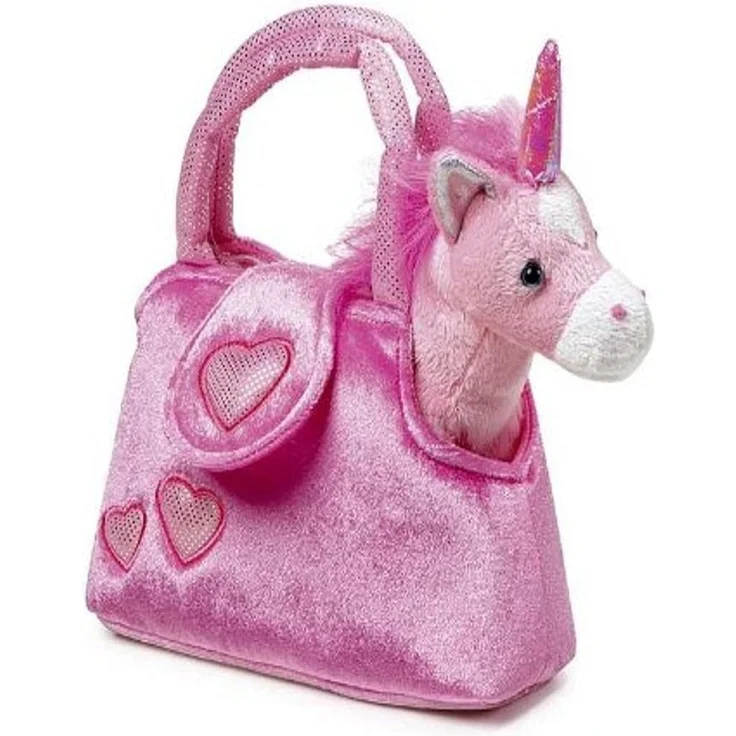 small foot 4146 Einhorn „Fina“ in der Tasche aus kuschelweichem Plüsch – Bild 1