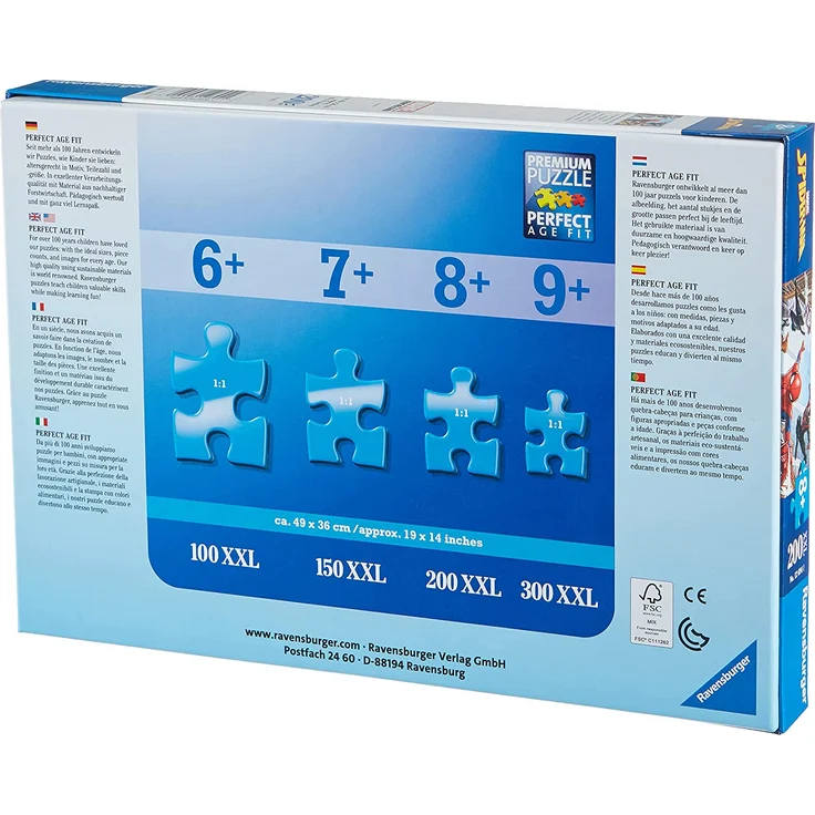 Ravensburger – 12694 Notebookkühler – Puzzle Spiderman 200 Teile – Bild 4