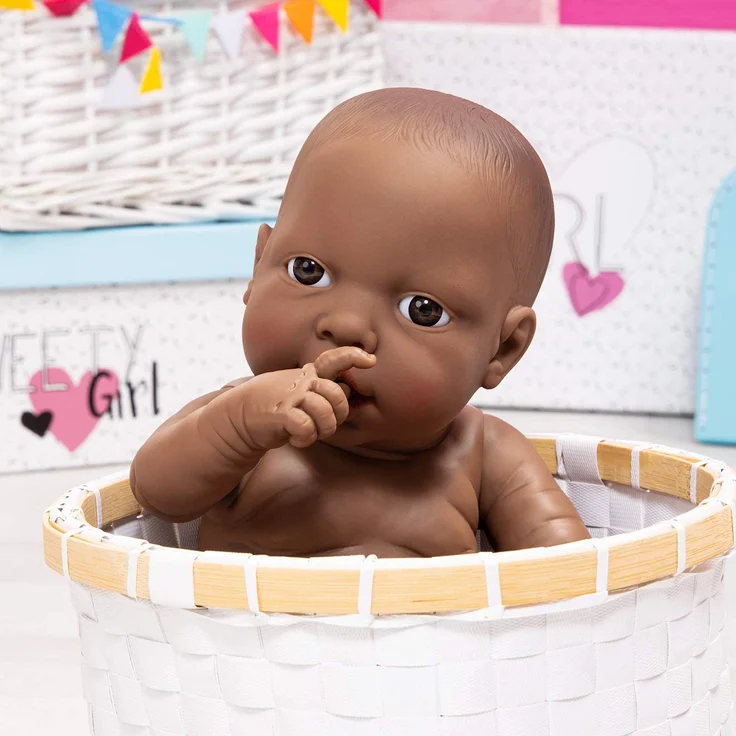 Babypuppe Newborn Black Girl , 42 cm – Bild 7