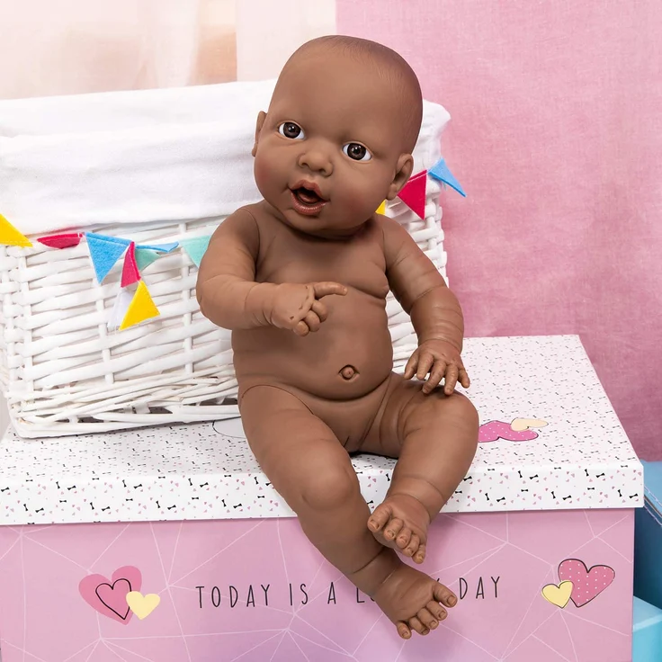 Babypuppe Newborn Black Girl , 42 cm – Bild 6