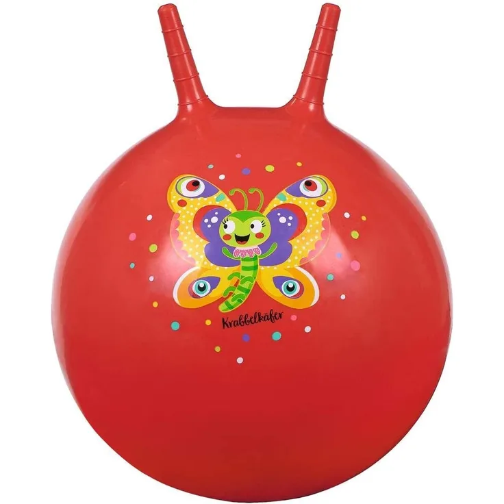 Moses Krabbelkäfer Hüpfball rot Schmetterling