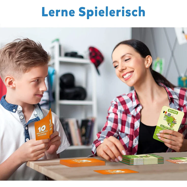 Skillmatics Kartenspiel : 10 Mal darfst du raten Länder der Welt I Geschenke für Kinder ab 8 Jahren I Groβer Spaβ für Reisen und Familienspiel Abende – Bild 3