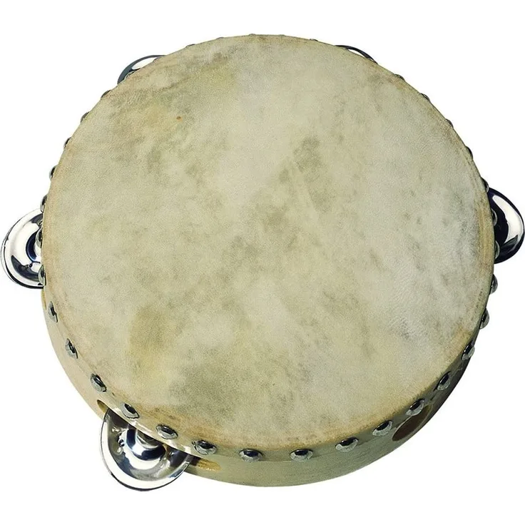 Goki UC085 - Musikinstrument - Tamburin mit 5 Schellen