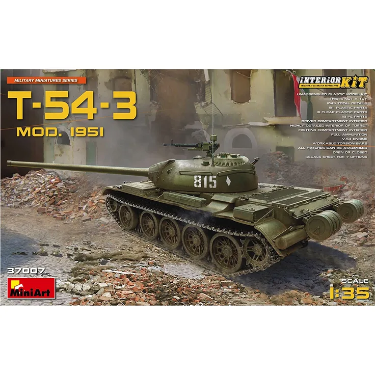MiniArt 37007 T-54-3 Mod. 1951 Interior Kit