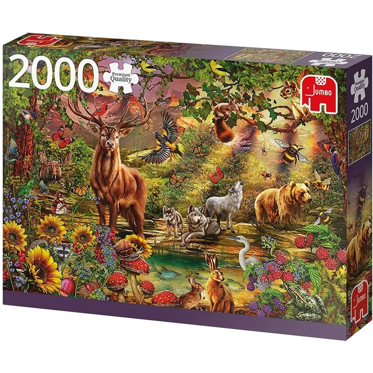 puzzle Magic Forest At Sunset 2000 Teile