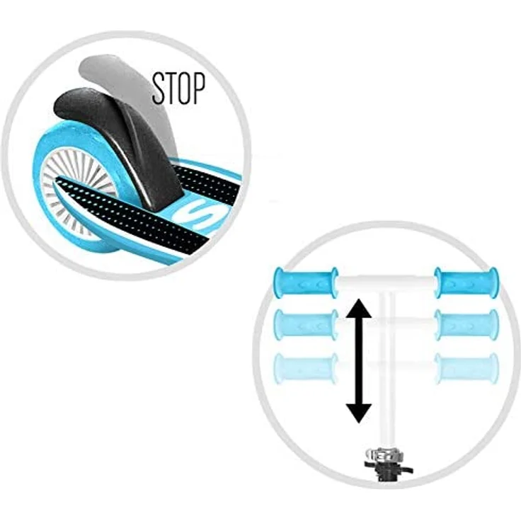 Skids Control vouwstep Junior Fußbremse Blau/Schwarz – Bild 4