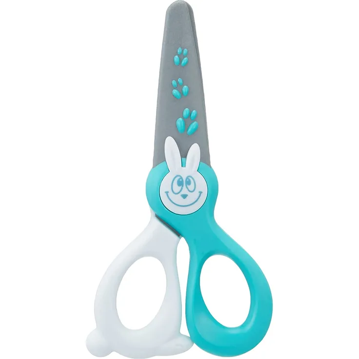 Maped 3154141377020 137702 Sicherheits, Kinder, Bastel-Schere KIDI Cut 12 cm-türkis, Farbe Sortiert