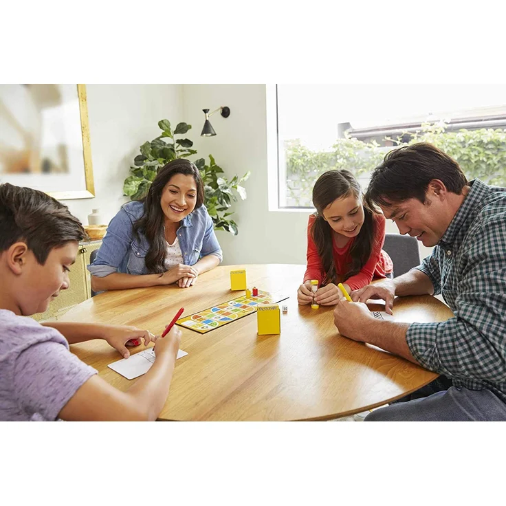 Mattel Games DRY37 Pictionary Zeichenspiel, lustiges Familienspiel geeignet für 2 - 4 Spieler, Spieldauer ca. 30 - 45 Minuten, ab 8 Jahren – Bild 3