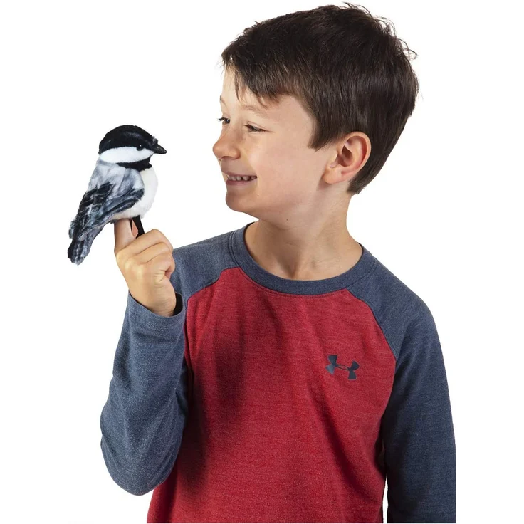 Folkmanis Fingerpuppe Puppet Mini Meise / Mini Chickadee 2787 – Bild 4