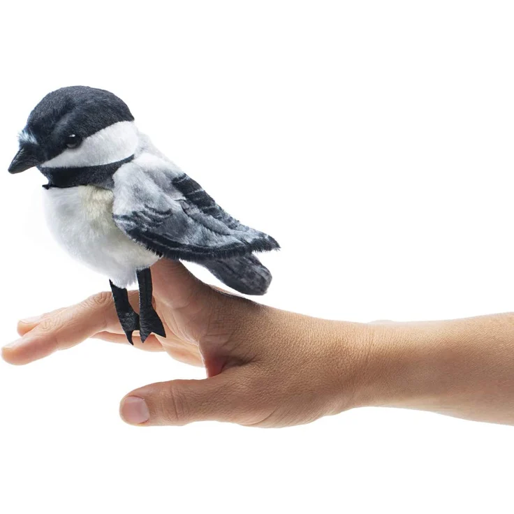 Folkmanis Fingerpuppe Puppet Mini Meise / Mini Chickadee 2787 – Bild 1