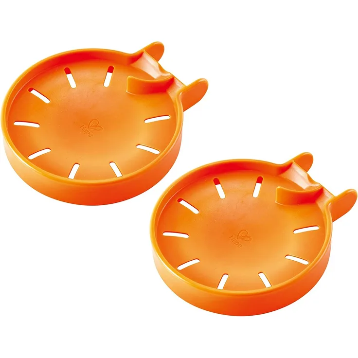 Hape E6030 - Murmel-Stopp Doppelpack, Zubehör für Quadrilla Kugelbahnen, ab 4 Jahren, orange