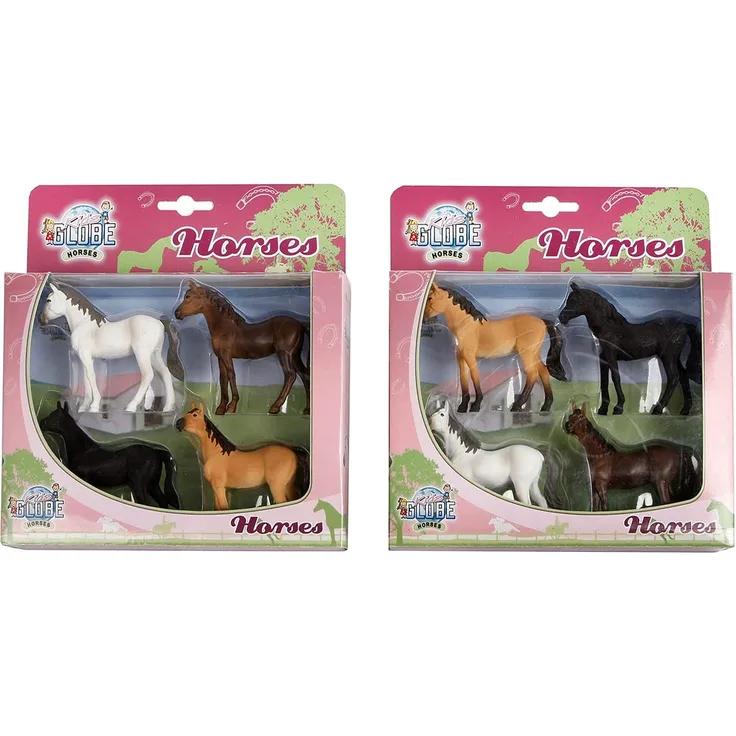 Van Manen Kids Globe Horses Pferde (4-fach sortiert, Maßstab 1:32) - 640085
