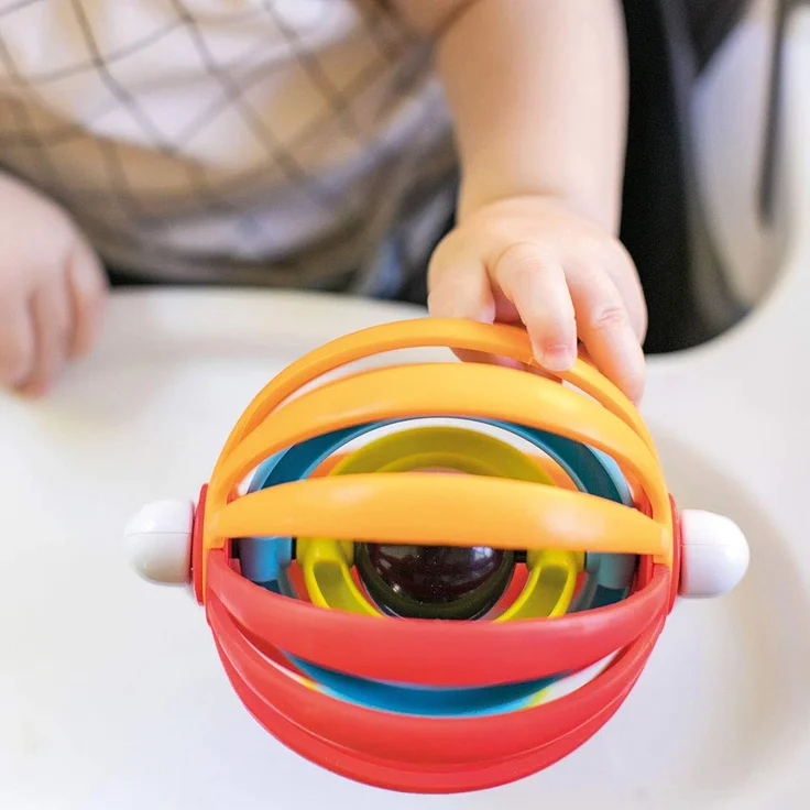 Baby Einstein, Sticky Spinner Spielzeug, perfekt auf Reisen oder für unterwegs, saugfähiger Boden zum Anbringen auf glatten Oberflächen - Preisvergleich – Bild 3