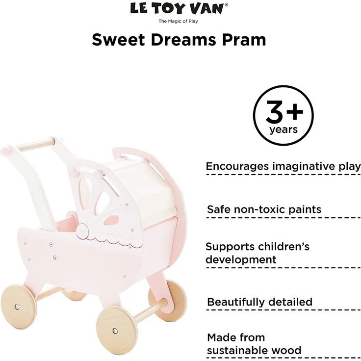 Le Toy Van Sweet Dreams Pram – Bild 6