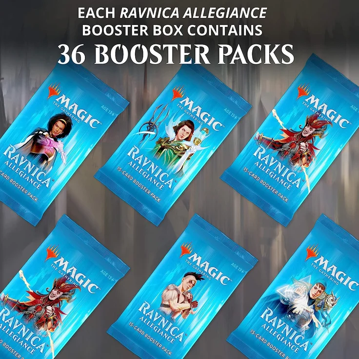 Wizards of the Coast 630509673162 Magic The Gathering-Ravnica Allegiance Booster Display mit 36 Packungen – Bild 2