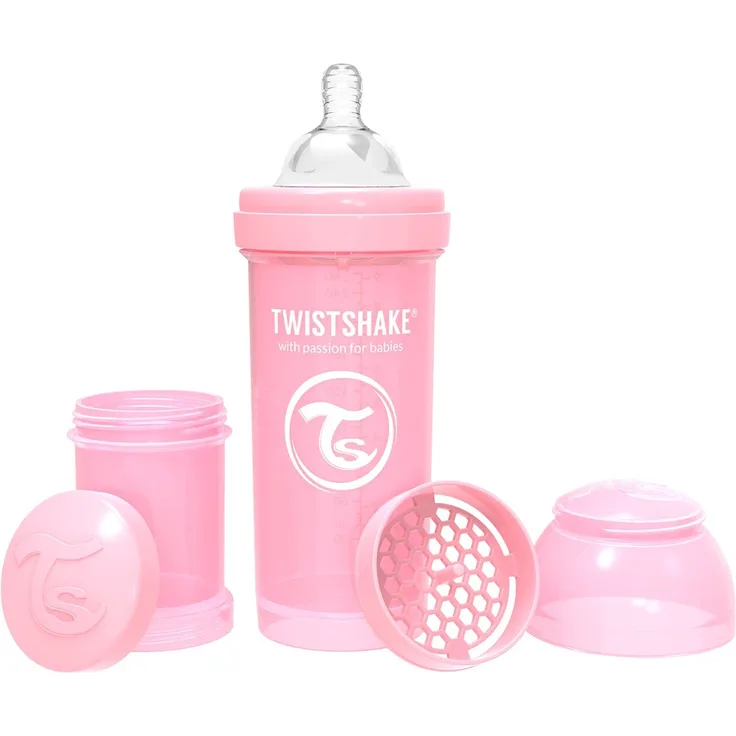 Vital Innovations 78255 Trinkflasche Twistshake Anti-Kolik, 260 ml, rosa