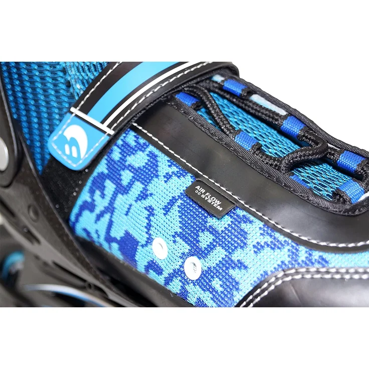 Best Sporting Inline Skates Größe verstellbar, ABEC 5 Carbon, blau pink blau/schwarz, 35-40 – Bild 4