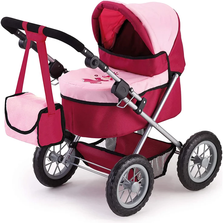 Bayer Design 13014 - Puppenwagen Trendy bordeaux – Bild 1