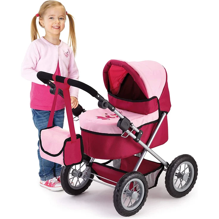 Bayer Design 13014 - Puppenwagen Trendy bordeaux – Bild 4