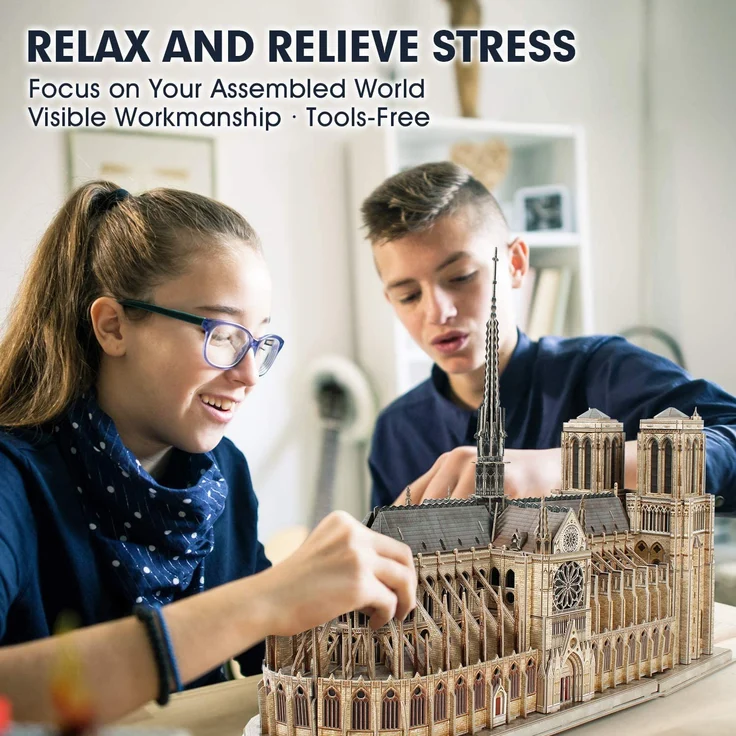 Cubic Fun - 3D Puzzle Notre Dame De Paris Frankreich Special Edition – Bild 6