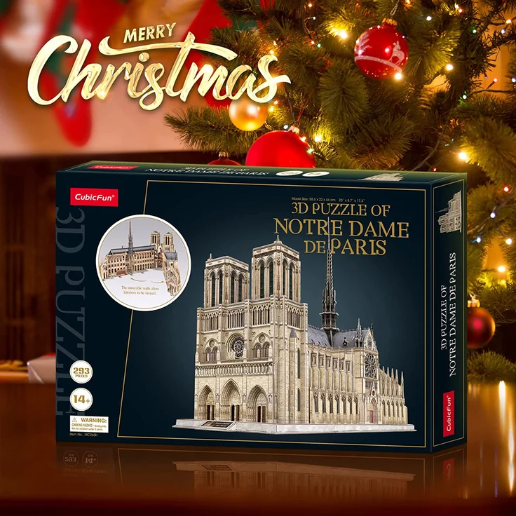 Cubic Fun - 3D Puzzle Notre Dame De Paris Frankreich Special Edition – Bild 2