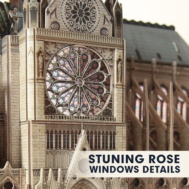 Cubic Fun - 3D Puzzle Notre Dame De Paris Frankreich Special Edition – Bild 3