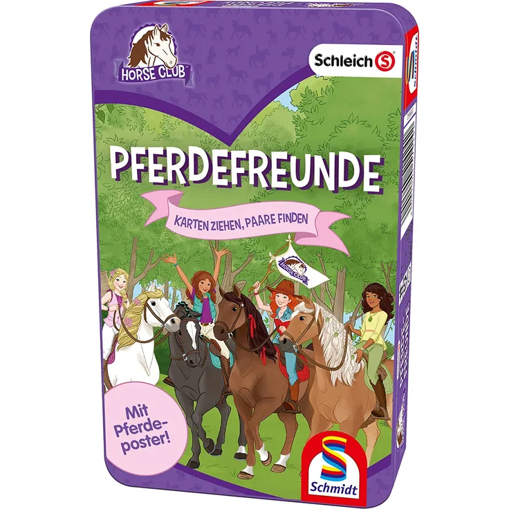 Schmidt Spiele Schleich Pferdefreunde BMM Metalldose