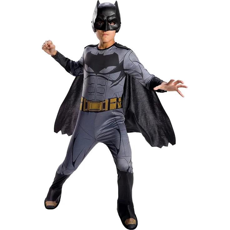 Batman – Kinderkostüm, Justice League Movie, Classic (Rubie's Spain) L bunt