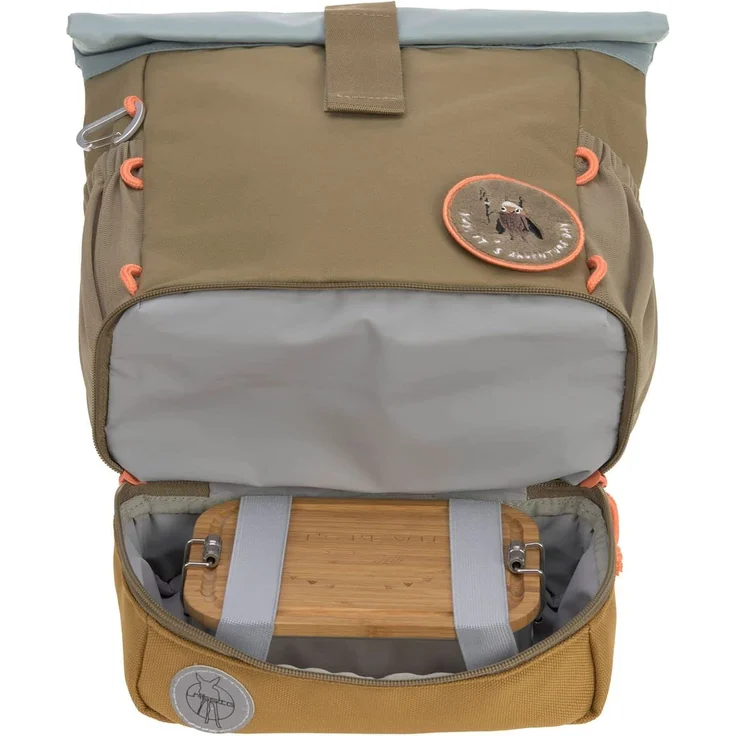 Lässig Kindergartenrucksack Rolltop - Nature, Nature olive – Bild 6