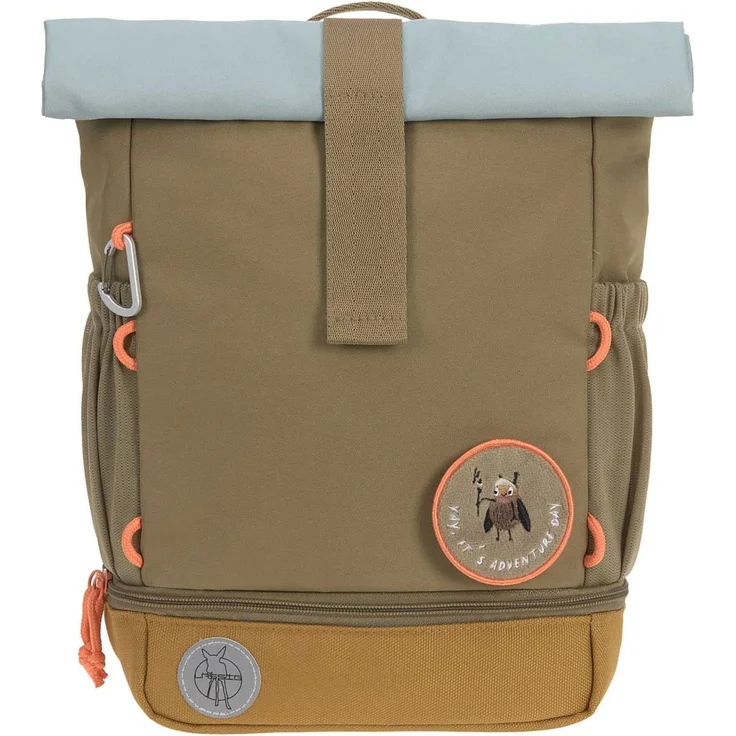 Lässig Kindergartenrucksack Rolltop - Nature, Nature olive – Bild 2