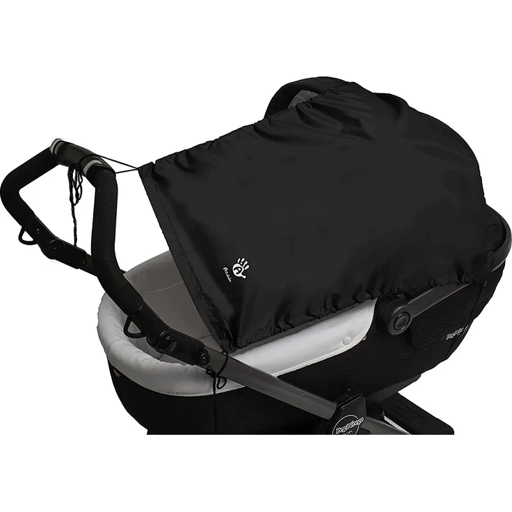Altabebe AL7010-02 Sonnensegel mit UV Schutz für Kinderwagen/Buggys, schwarz – Bild 3