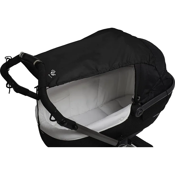 Altabebe AL7010-02 Sonnensegel mit UV Schutz für Kinderwagen/Buggys, schwarz