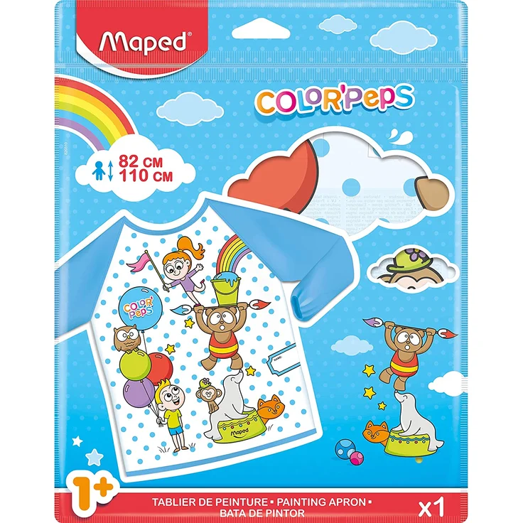 Maped - Kleinkind-Mal-Kittel 'MY FIRST', 1-3 Jahre, 82-110 cm - bunt – Bild 2