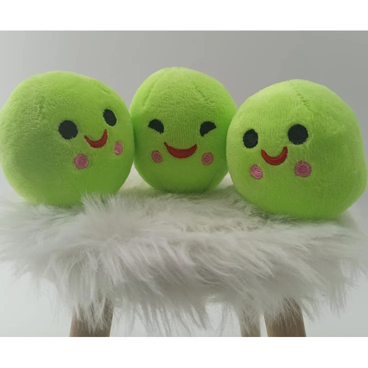 Soma Plüsch-Kissen Avocado Sofa-Rückenkissen Rund Lebensmittel Spielzeug Kuschel-Tier Plüsch-Tier Toy Früchte grün (Avocado 50 cm)+ GRATIS Schlüsselanhänger – Bild 6