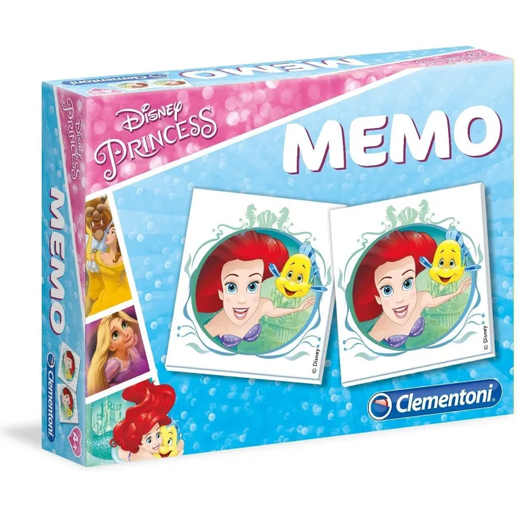 Clementoni 13487.8 Memo kompakt Disney Princess Spiel